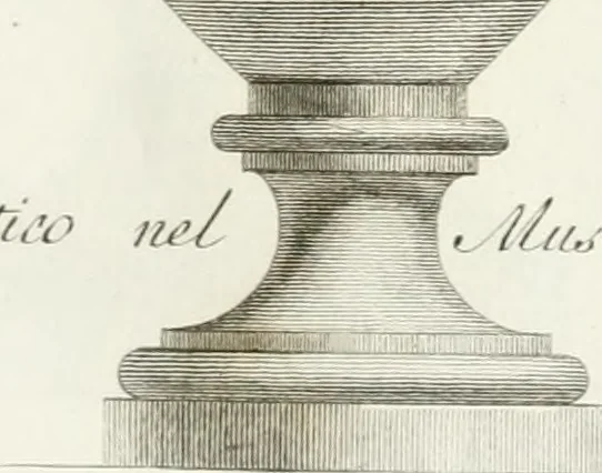 An illustration from Manuale di varj ornamenti componenti la serie de' vasj antichi : si' di marmo che di bronzo esistenti in Roma e fuori, 1821, leaf 82