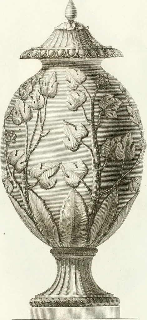 An illustration from Manuale di varj ornamenti componenti la serie de' vasj antichi : si' di marmo che di bronzo esistenti in Roma e fuori, 1821, leaf 84