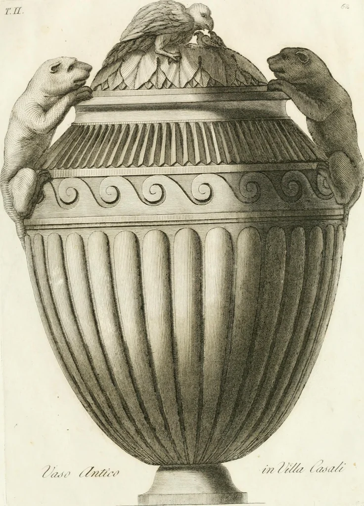 An illustration from Manuale di varj ornamenti componenti la serie de' vasj antichi : si' di marmo che di bronzo esistenti in Roma e fuori, 1821, leaf 150