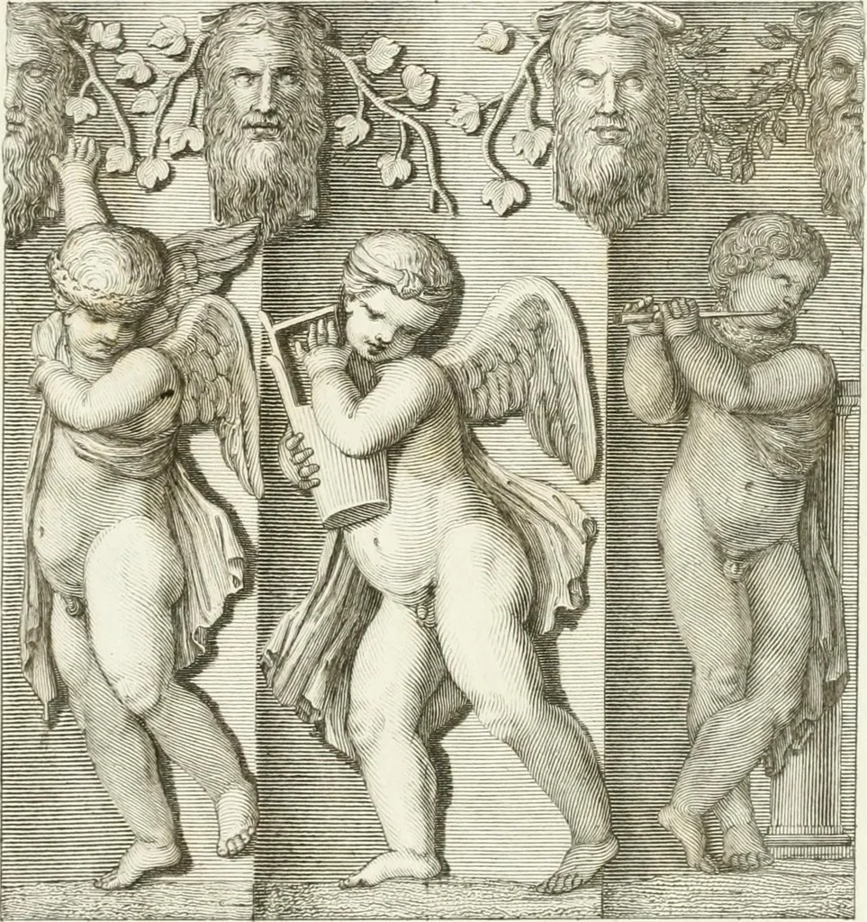 An illustration from Manuale di varj ornamenti componenti la serie de' vasj antichi : si' di marmo che di bronzo esistenti in Roma e fuori, 1821, leaf 36
