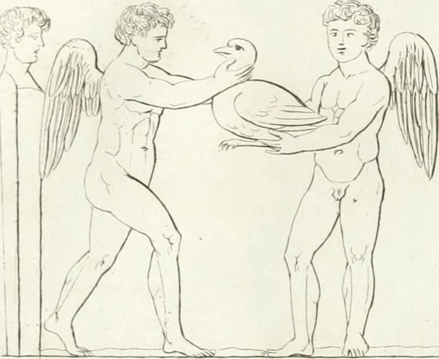 An illustration from Manuale di varj ornamenti componenti la serie de' vasj antichi : si' di marmo che di bronzo esistenti in Roma e fuori, 1821, leaf 88