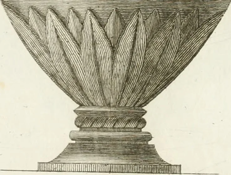 An illustration from Manuale di varj ornamenti componenti la serie de' vasj antichi : si' di marmo che di bronzo esistenti in Roma e fuori, 1821, leaf 132