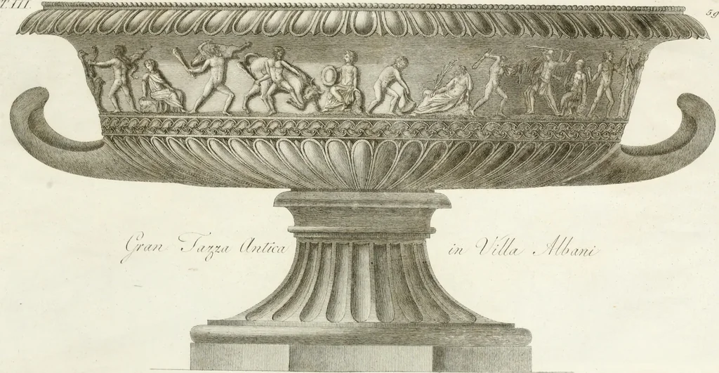 An illustration from Manuale di varj ornamenti componenti la serie de' vasj antichi : si' di marmo che di bronzo esistenti in Roma e fuori, 1821, leaf 150