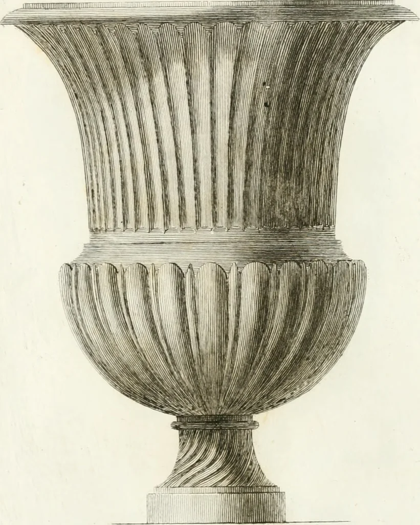 An illustration from Manuale di varj ornamenti componenti la serie de' vasj antichi : si' di marmo che di bronzo esistenti in Roma e fuori, 1821, leaf 66