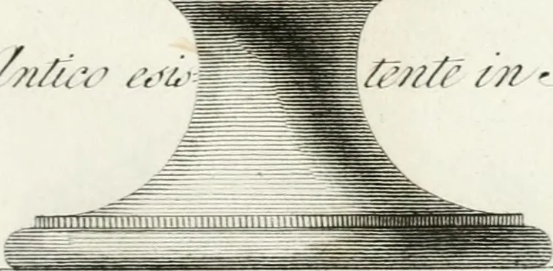 An illustration from Manuale di varj ornamenti componenti la serie de' vasj antichi : si' di marmo che di bronzo esistenti in Roma e fuori, 1821, leaf 84