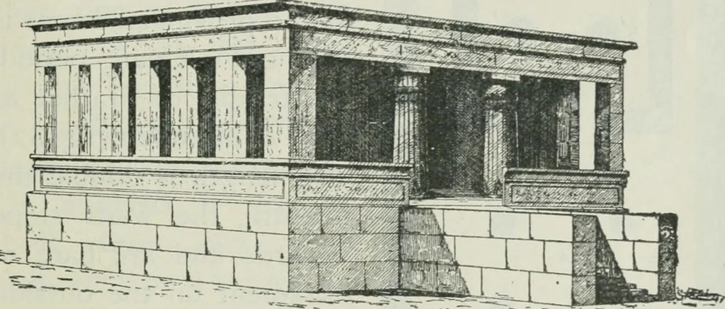 An illustration from Manual of Egyptian archæology and guide to the study of antiquities in Egypt. For the use of students and travellers, 1914, leaf 110