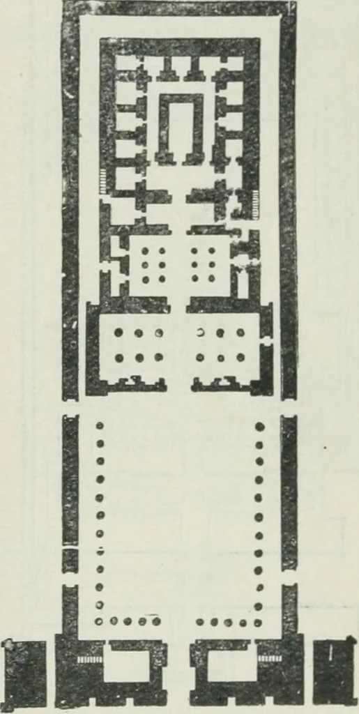 An illustration from Manual of Egyptian archæology and guide to the study of antiquities in Egypt. For the use of students and travellers, 1914, leaf 118