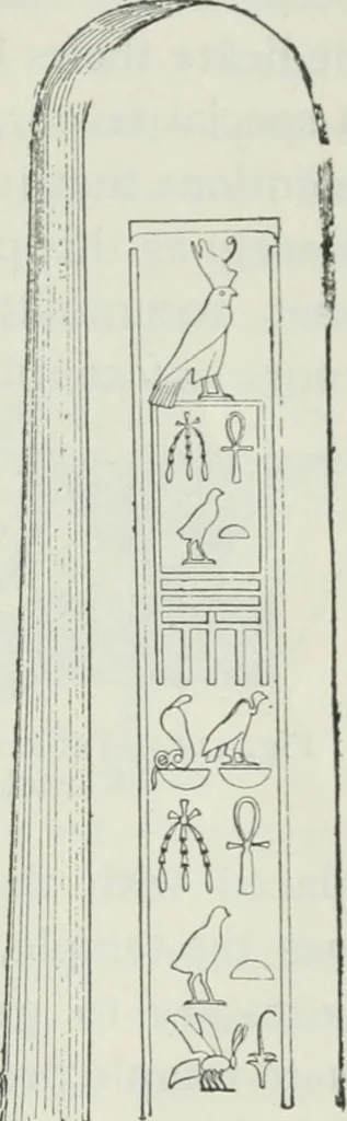 An illustration from Manual of Egyptian archæology and guide to the study of antiquities in Egypt. For the use of students and travellers, 1914, leaf 150