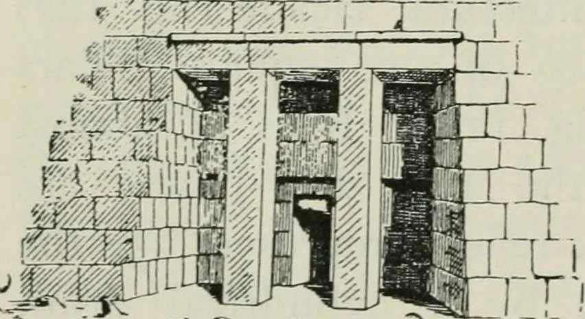 An illustration from Manual of Egyptian archæology and guide to the study of antiquities in Egypt. For the use of students and travellers, 1914, leaf 161