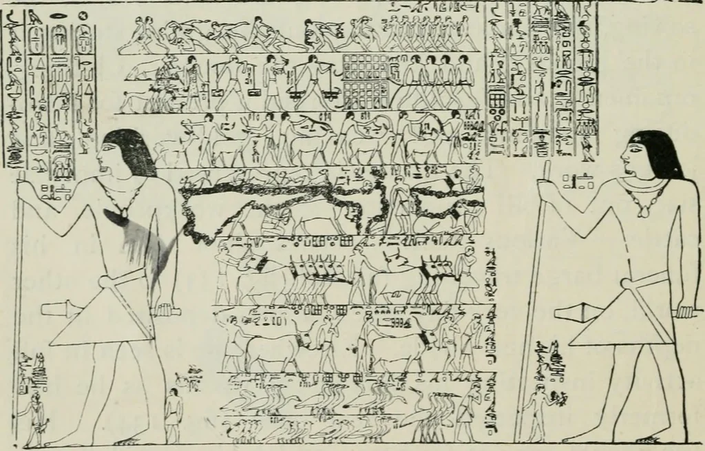 An illustration from Manual of Egyptian archæology and guide to the study of antiquities in Egypt. For the use of students and travellers, 1914, leaf 169