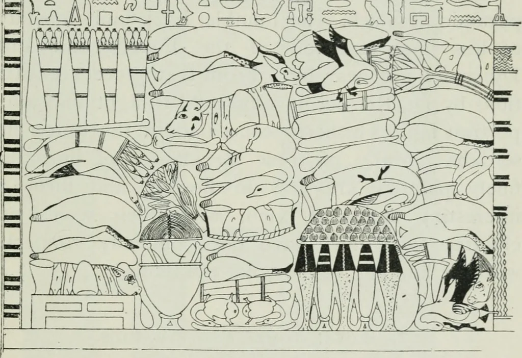 An illustration from Manual of Egyptian archæology and guide to the study of antiquities in Egypt. For the use of students and travellers, 1914, leaf 174