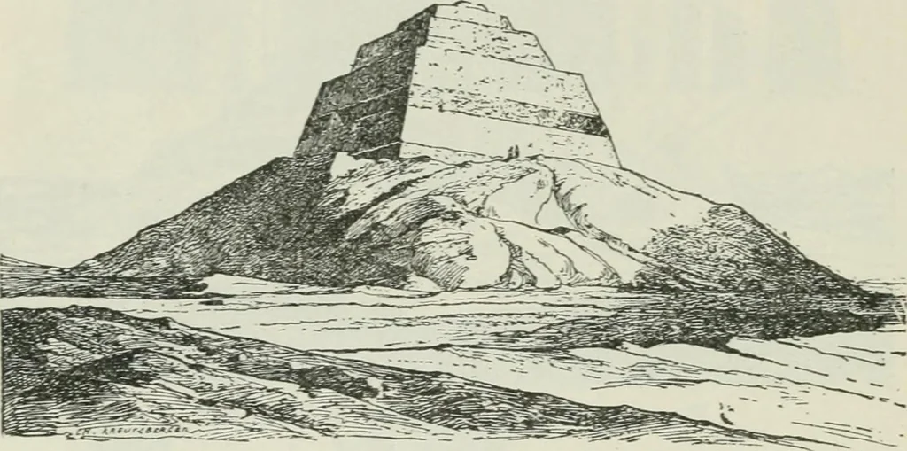 An illustration from Manual of Egyptian archæology and guide to the study of antiquities in Egypt. For the use of students and travellers, 1914, leaf 183