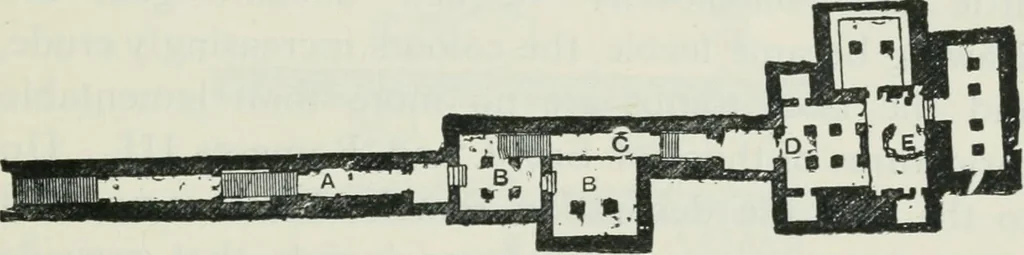 An illustration from Manual of Egyptian archæology and guide to the study of antiquities in Egypt. For the use of students and travellers, 1914, leaf 212