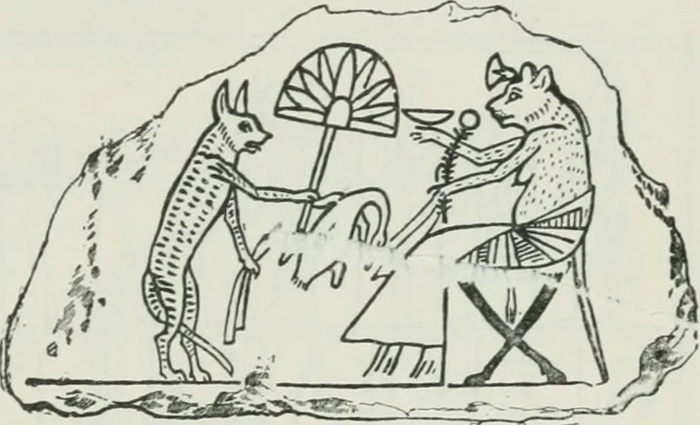 An illustration from Manual of Egyptian archæology and guide to the study of antiquities in Egypt. For the use of students and travellers, 1914, leaf 224