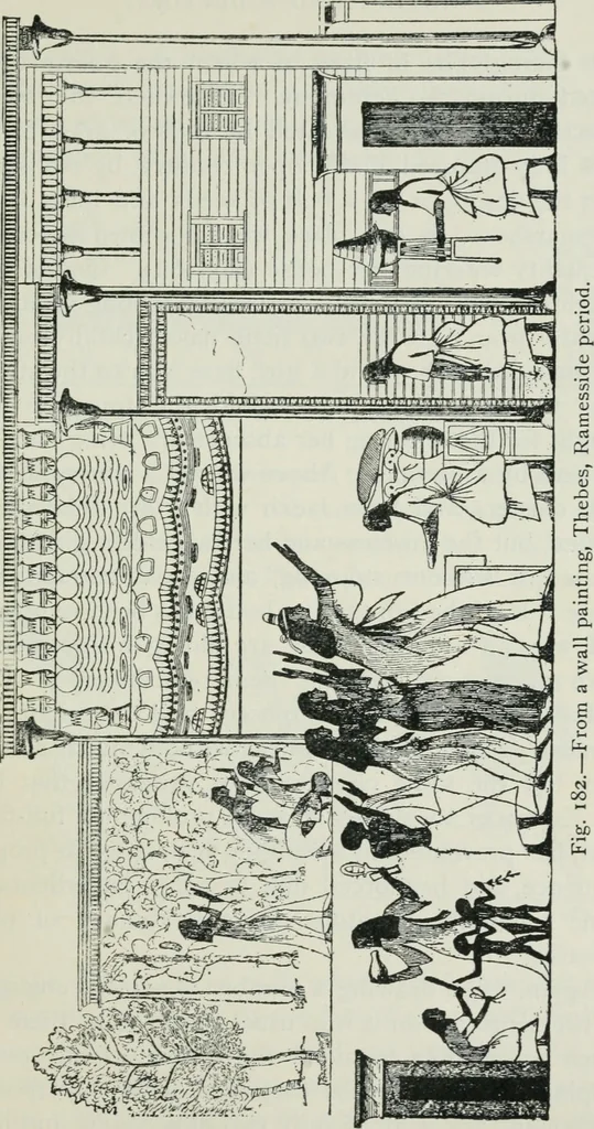An illustration from Manual of Egyptian archæology and guide to the study of antiquities in Egypt. For the use of students and travellers, 1914, leaf 234