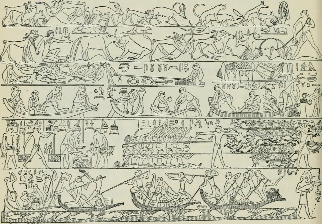 An illustration from Manual of Egyptian archæology and guide to the study of antiquities in Egypt. For the use of students and travellers, 1914, leaf 241