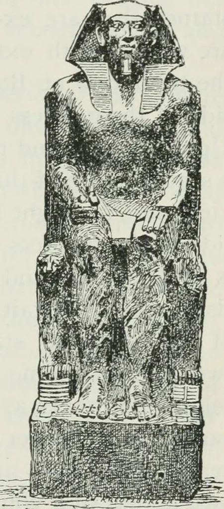 An illustration from Manual of Egyptian archæology and guide to the study of antiquities in Egypt. For the use of students and travellers, 1914, leaf 270