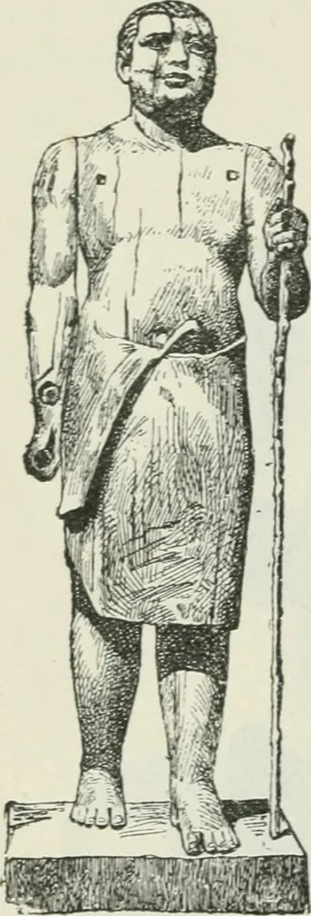 An illustration from Manual of Egyptian archæology and guide to the study of antiquities in Egypt. For the use of students and travellers, 1914, leaf 275