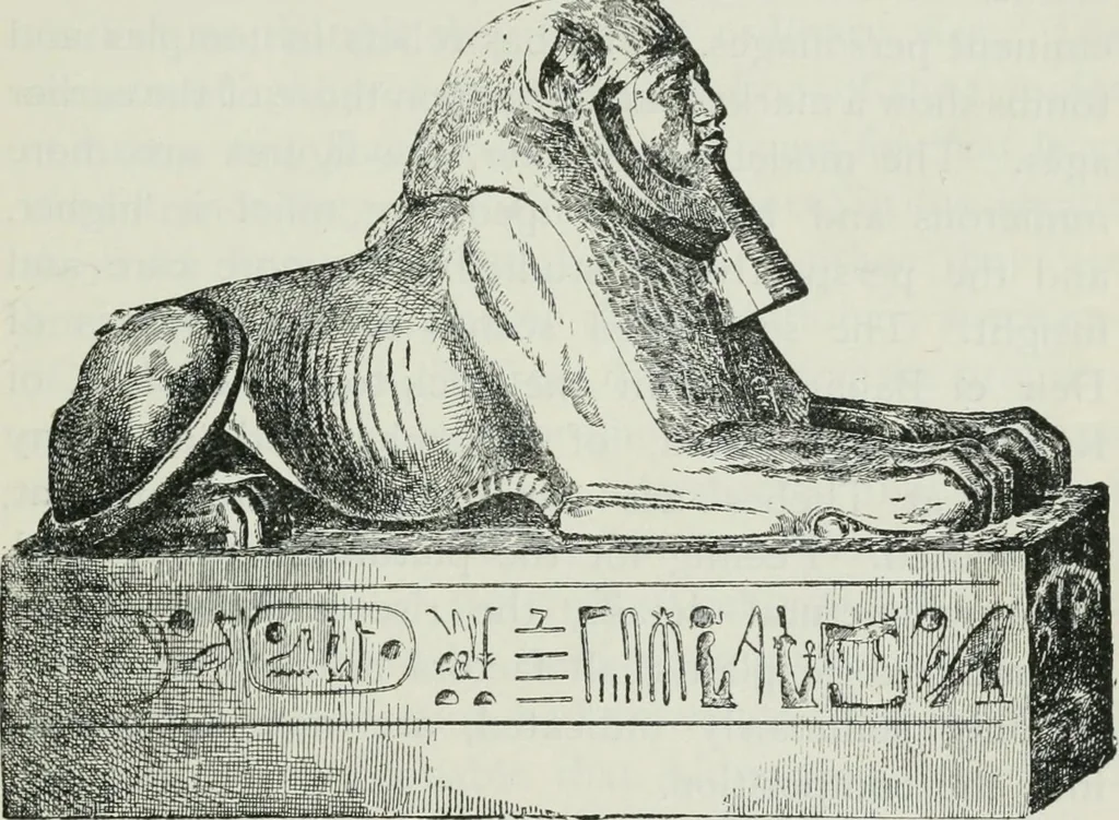 An illustration from Manual of Egyptian archæology and guide to the study of antiquities in Egypt. For the use of students and travellers, 1914, leaf 282