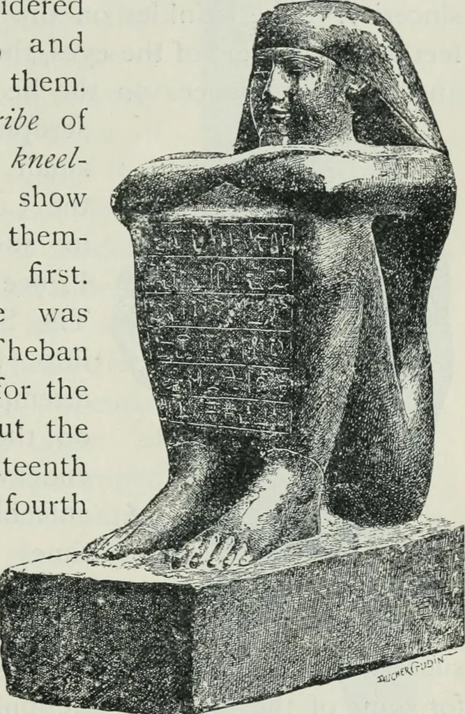 An illustration from Manual of Egyptian archæology and guide to the study of antiquities in Egypt. For the use of students and travellers, 1914, leaf 294