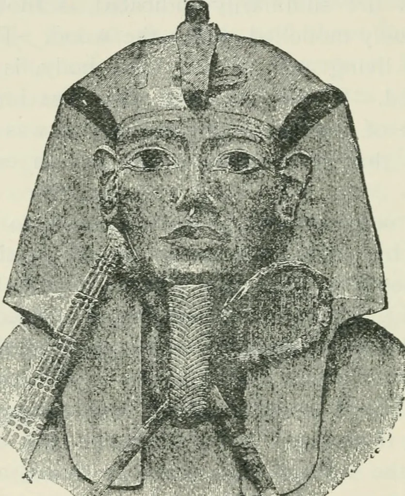 An illustration from Manual of Egyptian archæology and guide to the study of antiquities in Egypt. For the use of students and travellers, 1914, leaf 349