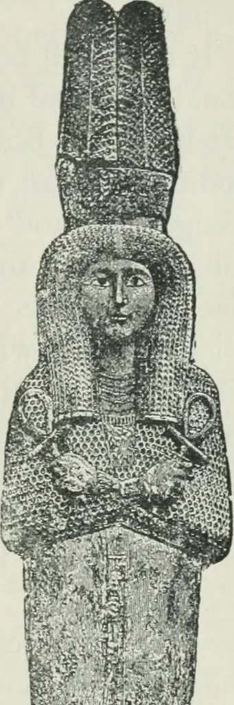 An illustration from Manual of Egyptian archæology and guide to the study of antiquities in Egypt. For the use of students and travellers, 1914, leaf 350
