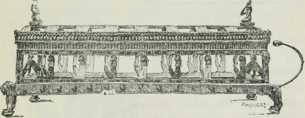 An illustration from Manual of Egyptian archæology and guide to the study of antiquities in Egypt. For the use of students and travellers, 1914, leaf 356
