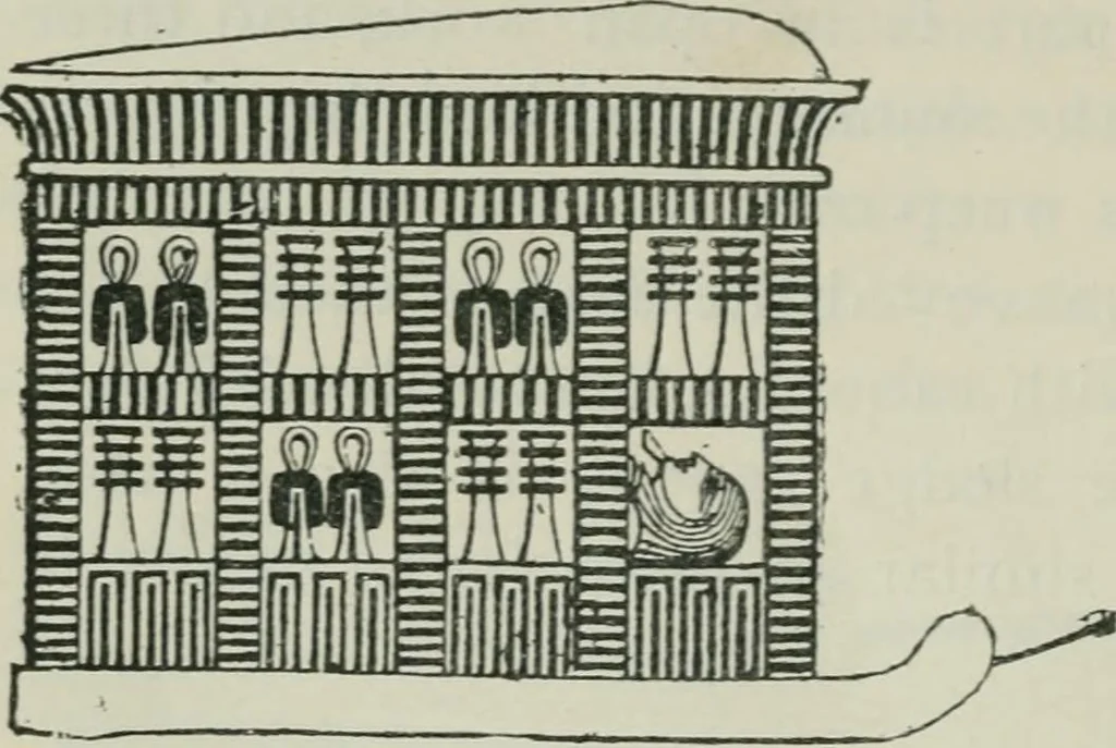 An illustration from Manual of Egyptian archæology and guide to the study of antiquities in Egypt. For the use of students and travellers, 1914, leaf 357