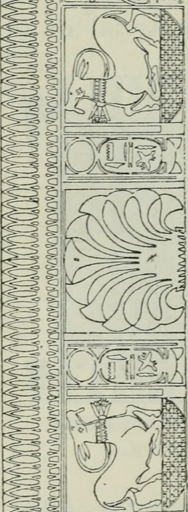 An illustration from Manual of Egyptian archæology and guide to the study of antiquities in Egypt. For the use of students and travellers, 1914, leaf 361