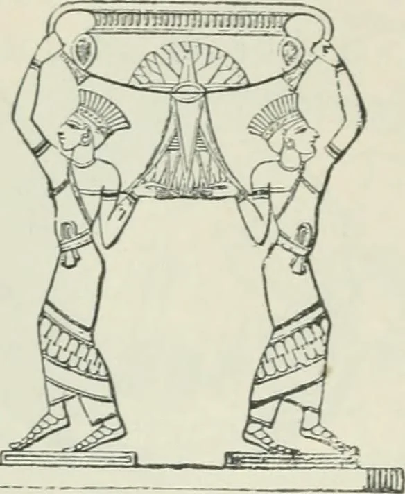 An illustration from Manual of Egyptian archæology and guide to the study of antiquities in Egypt. For the use of students and travellers, 1914, leaf 379
