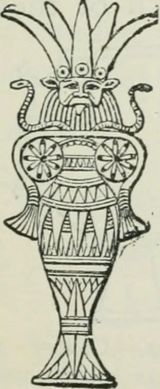 An illustration from Manual of Egyptian archæology and guide to the study of antiquities in Egypt. For the use of students and travellers, 1914, leaf 380