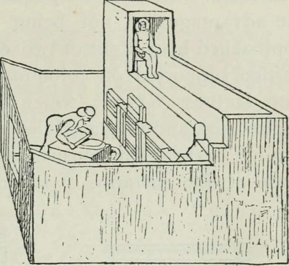 An illustration from Manual of Egyptian archæology and guide to the study of antiquities in Egypt. For the use of students and travellers, 1914, leaf 40