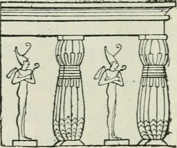 An illustration from Manual of Egyptian archæology and guide to the study of antiquities in Egypt. For the use of students and travellers, 1914, leaf 41