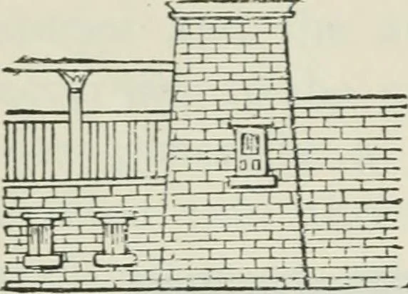 An illustration from Manual of Egyptian archæology and guide to the study of antiquities in Egypt. For the use of students and travellers, 1914, leaf 47