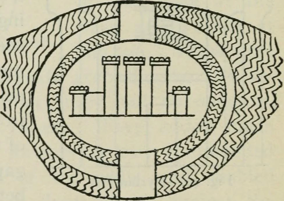 An illustration from Manual of Egyptian archæology and guide to the study of antiquities in Egypt. For the use of students and travellers, 1914, leaf 65