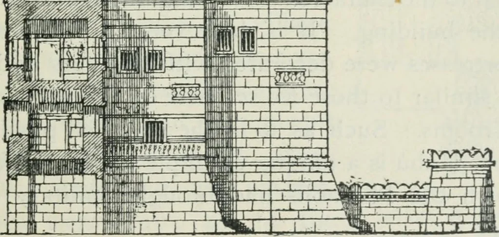 An illustration from Manual of Egyptian archæology and guide to the study of antiquities in Egypt. For the use of students and travellers, 1914, leaf 66