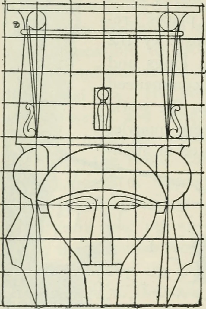 An illustration from Manual of Egyptian archæology and guide to the study of antiquities in Egypt. For the use of students and travellers, 1914, leaf 77