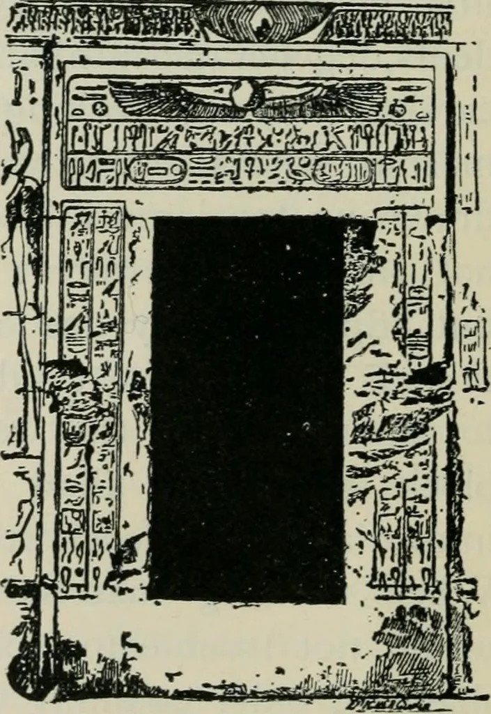 An illustration from Manual of Egyptian archæology and guide to the study of antiquities in Egypt. For the use of students and travellers, 1914, leaf 85