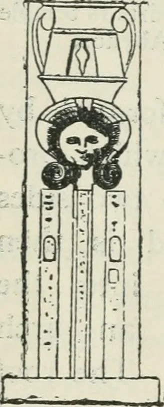 An illustration from Manual of Egyptian archæology and guide to the study of antiquities in Egypt. For the use of students and travellers, 1914, leaf 87