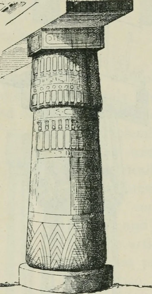 An illustration from Manual of Egyptian archæology and guide to the study of antiquities in Egypt. For the use of students and travellers, 1914, leaf 95