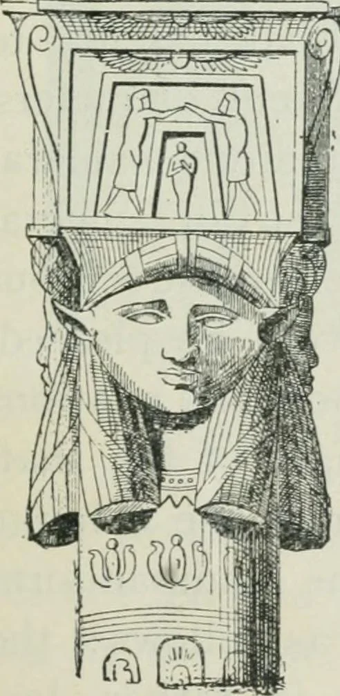 An illustration from Manual of Egyptian archæology and guide to the study of antiquities in Egypt. For the use of students and travellers, 1914, leaf 96