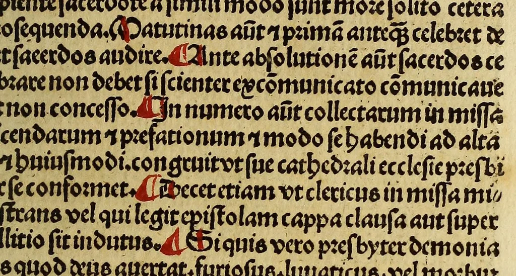 An illustration from Manuale Parrochialium Sacerdotum, leaf 11