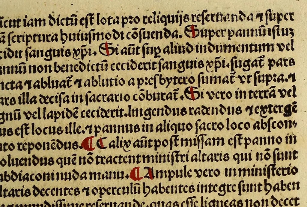 An illustration from Manuale Parrochialium Sacerdotum, leaf 13