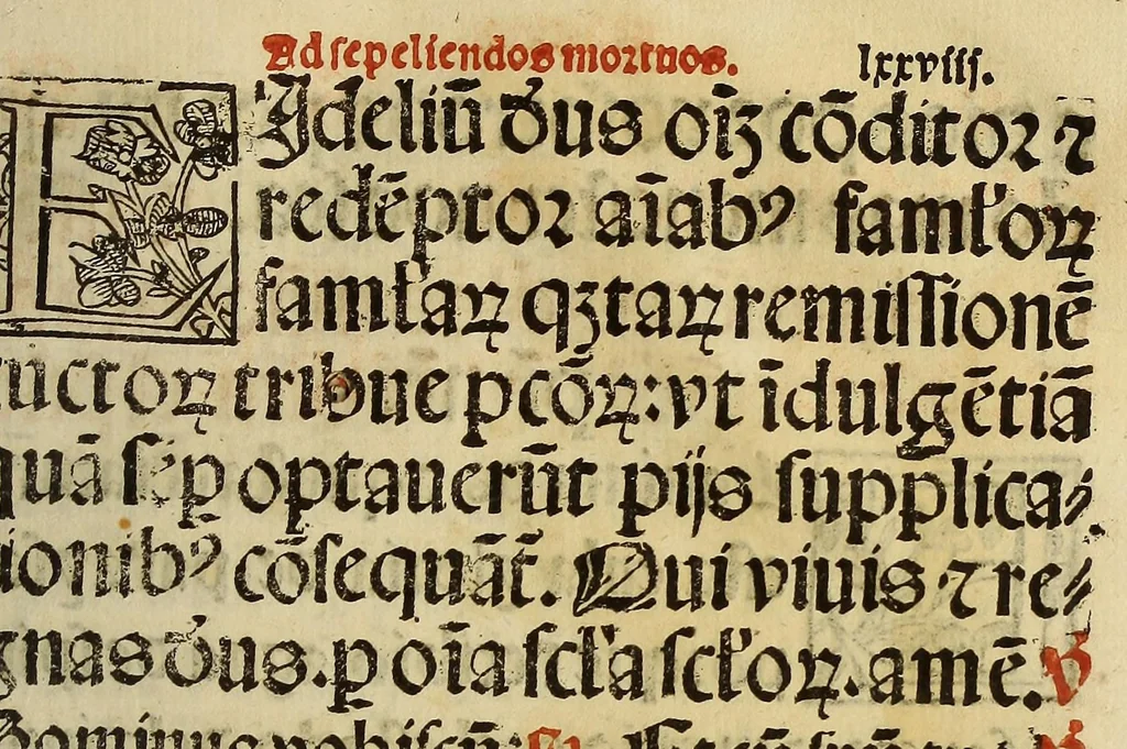 An illustration from Manuale sacramentoru[m]. : Nouiter emendatuz cuz quibusdaz congrue in eo additis secu[n]dum consuetudine[m] alme ecclesie Hispalensis, 1547, leaf 163