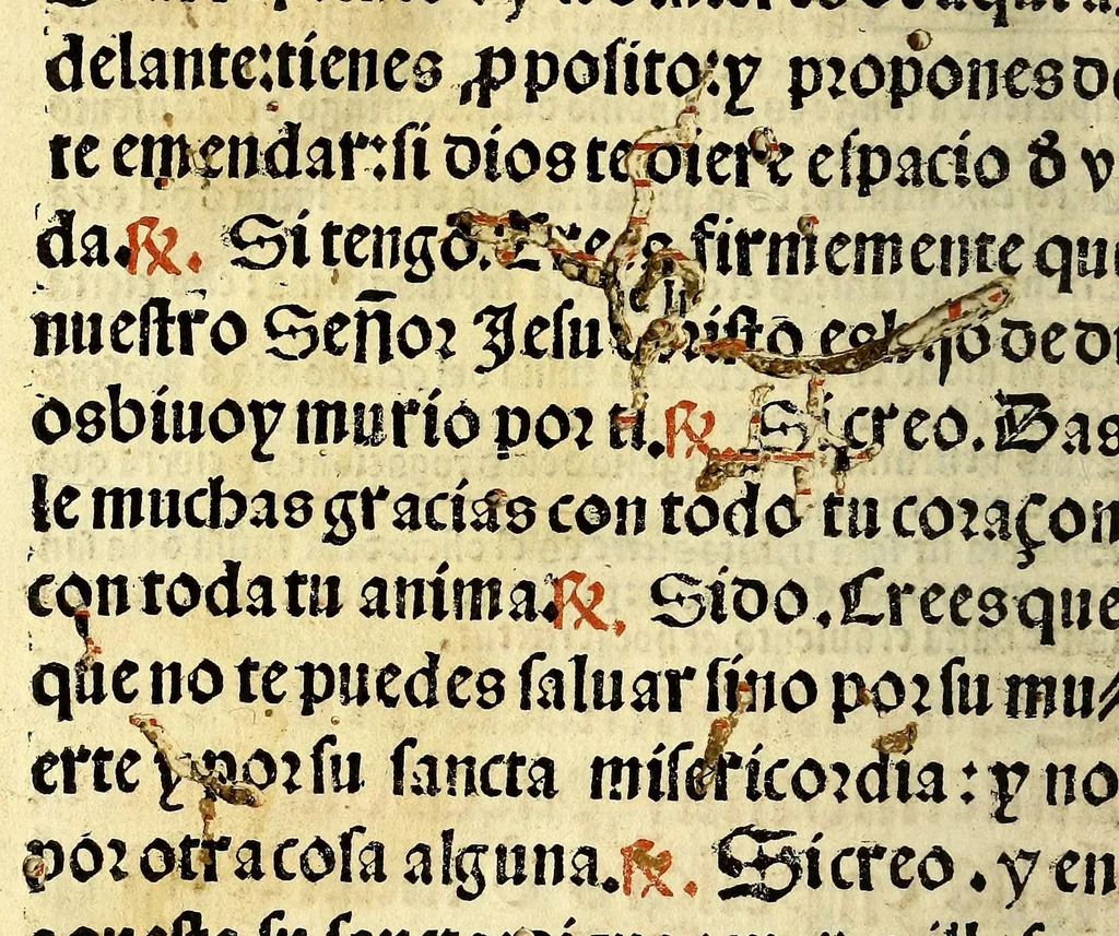 An illustration from Manuale sacramentoru[m]. : Nouiter emendatuz cuz quibusdaz congrue in eo additis secu[n]dum consuetudine[m] alme ecclesie Hispalensis, 1547, leaf 196