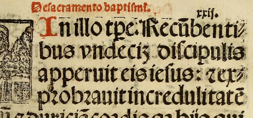 An illustration from Manuale sacramentoru[m]. : Nouiter emendatuz cuz quibusdaz congrue in eo additis secu[n]dum consuetudine[m] alme ecclesie Hispalensis, 1547, leaf 51