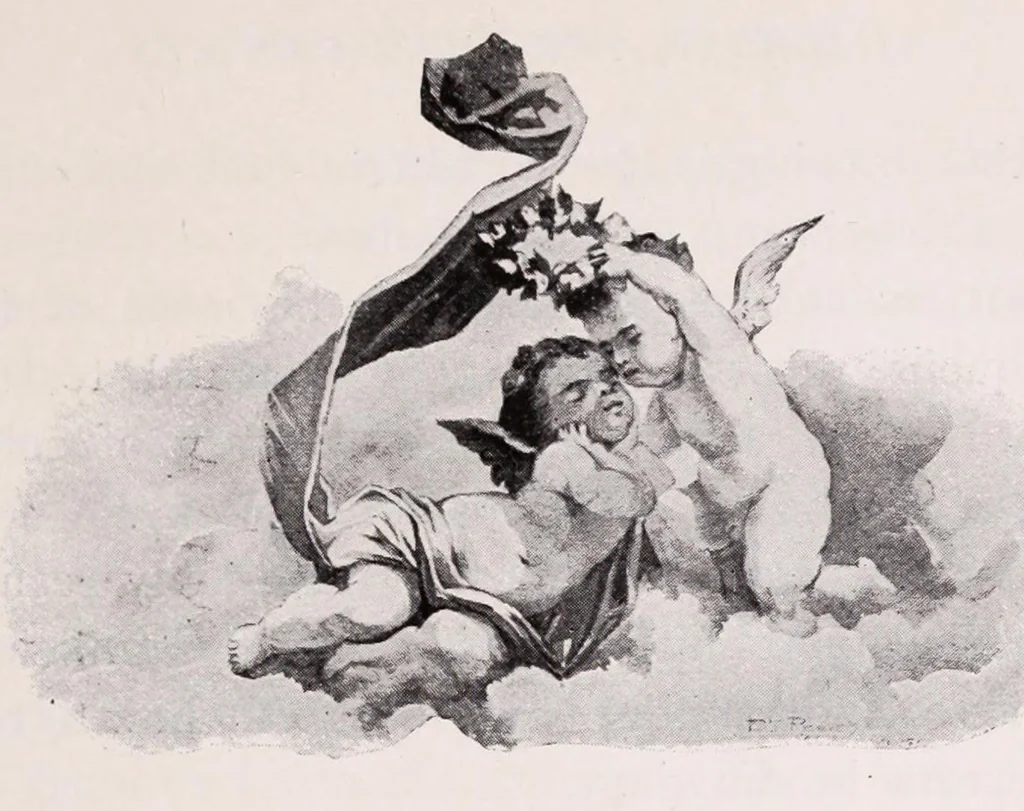 An illustration from A manual for China painters. being a practical and comprehensive treatise on the art of painting China and glass with mineral colors, 1897, leaf 171