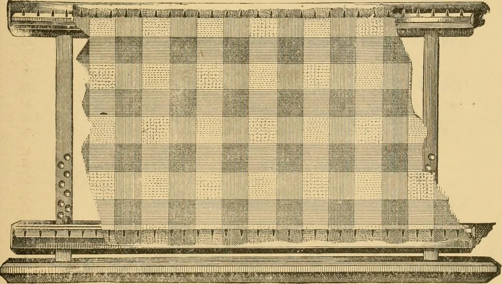 An illustration from A manual for managers, designers, weavers, and all others connected with the manufacture of textile fabrics, 1881, leaf 308