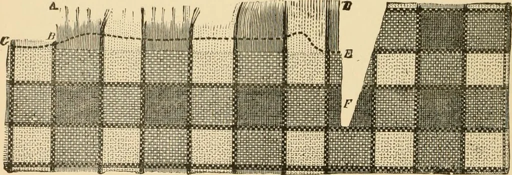 An illustration from A manual for managers, designers, weavers, and all others connected with the manufacture of textile fabrics, 1881, leaf 87