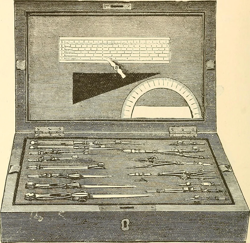 An illustration from A manual for managers, designers, weavers, and all others connected with the manufacture of textile fabrics, containing definitions, derivations and explanations of technical terms, the use made of many substances; rules, tables, and some elementary instructions for beginners, 1881, leaf 325